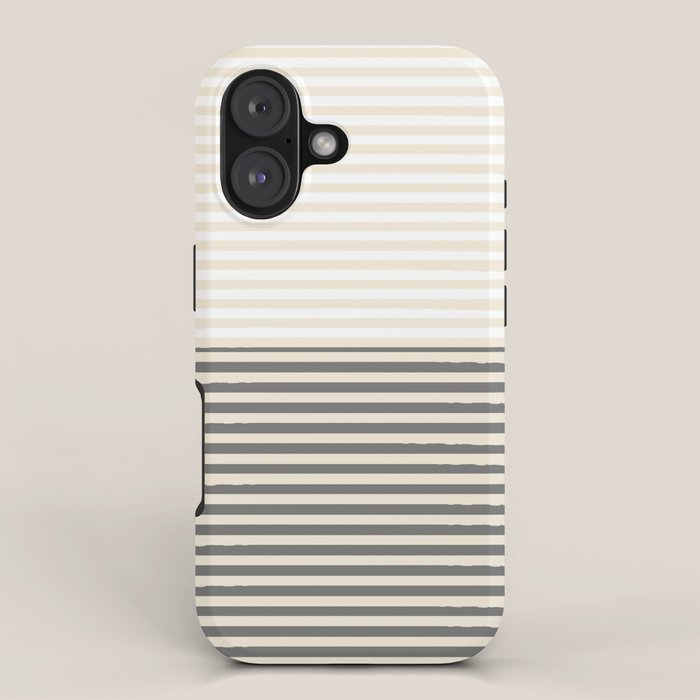 Linear Harmony - Pastel Brush Line  iPhone Case Gallery Image 1
