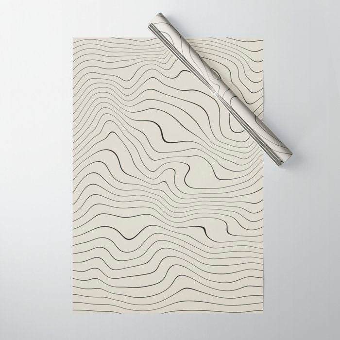 Line Distortion #1 Wrapping Paper Gallery Image 1