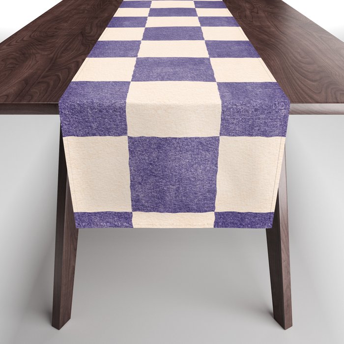 CHECKER - 001 - Lavender Table Runner Gallery Image 1
