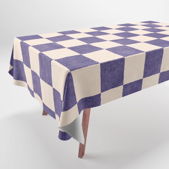 CHECKER - 001 - Lavender Tablecloth Gallery Image 1