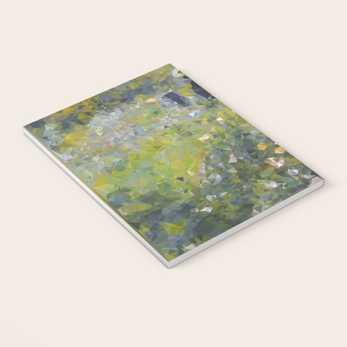 Monet Garden Low Poly Nature Art Notebook Gallery Image 3