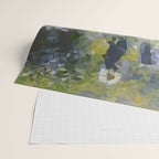 Monet Garden Low Poly Nature Art Wrapping Paper Gallery Image 2