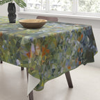 Monet Garden Low Poly Nature Art Tablecloth Gallery Image 3