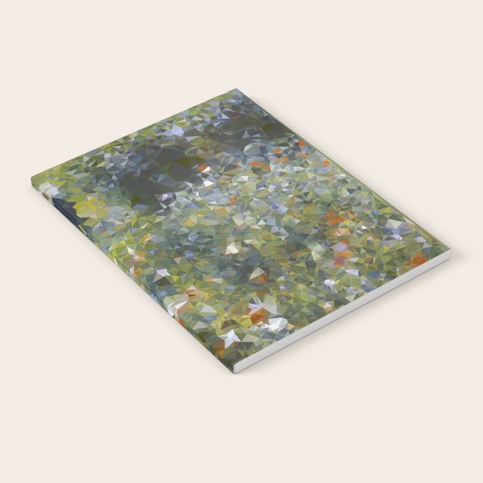 Monet Garden Low Poly Nature Art Notebook Gallery Image 2