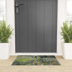 Monet Garden Low Poly Nature Art Welcome Mat Gallery Image 3