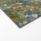 Monet Garden Low Poly Nature Art Welcome Mat Gallery Image 2