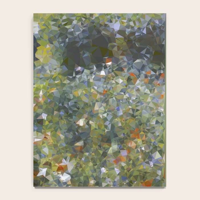 Monet Garden Low Poly Nature Art Notebook Gallery Image 4