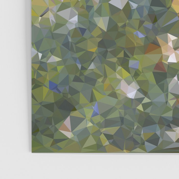 Monet Garden Low Poly Nature Art Poster Gallery Image 3