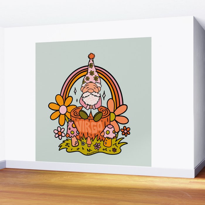 Virgo Gnome Wall Mural Gallery Image 2
