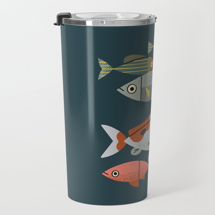 Pond Fishes Travel Mug Gallery Image 3