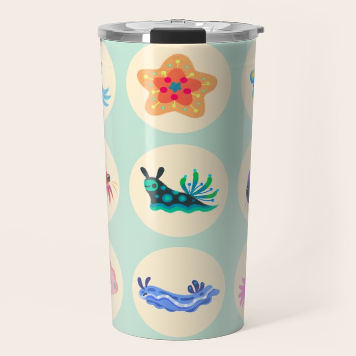 Hermit crab & starfish Travel Mug Gallery Image 1
