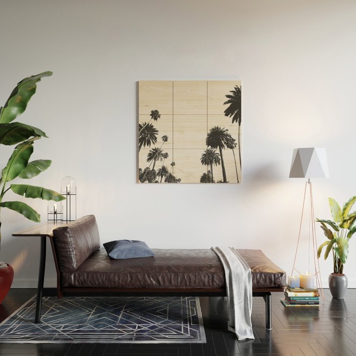 Palm Spring California, Palms Wood Wall Art Gallery Image 2