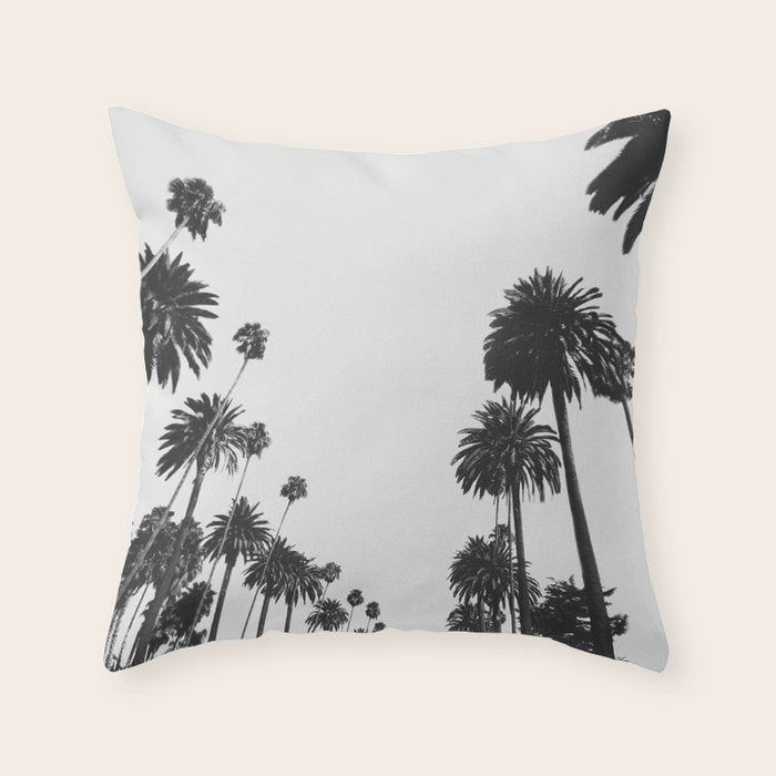 Palm Spring California, Palms Throw Pillow Gallery Image 1