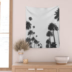 Palm Spring California, Palms Wall Tapestry Gallery Image 2