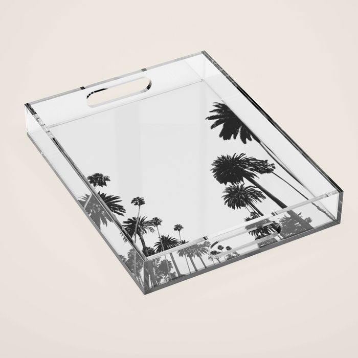 Palm Spring California, Palms Acrylic Tray Gallery Image 1