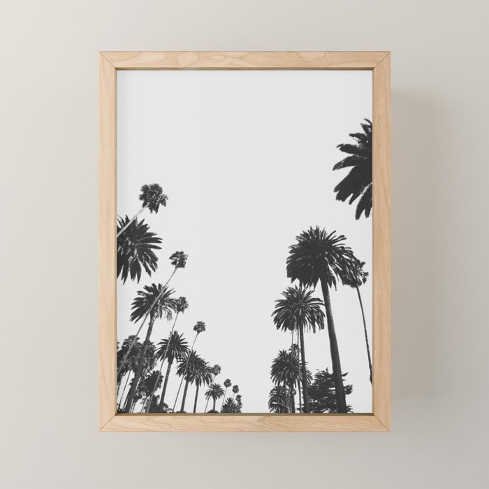 Palm Spring California, Palms Mini Art Print Gallery Image 1