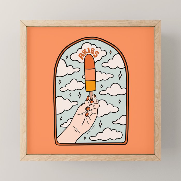 Aries Popsicle Mini Art Print Gallery Image 1