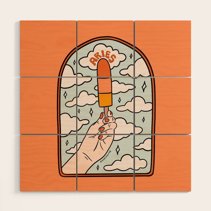 Aries Popsicle Wood Wall Art Gallery Image 1