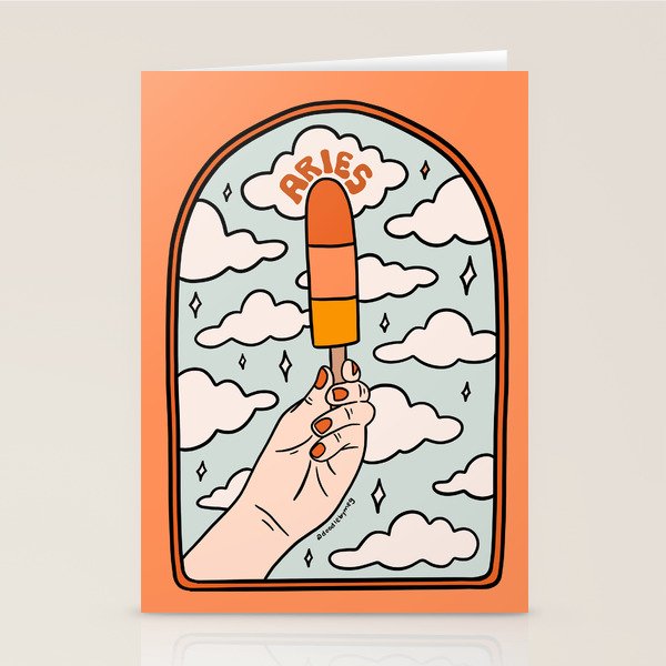 Aries Popsicle Stationery Card Gallery Image 2