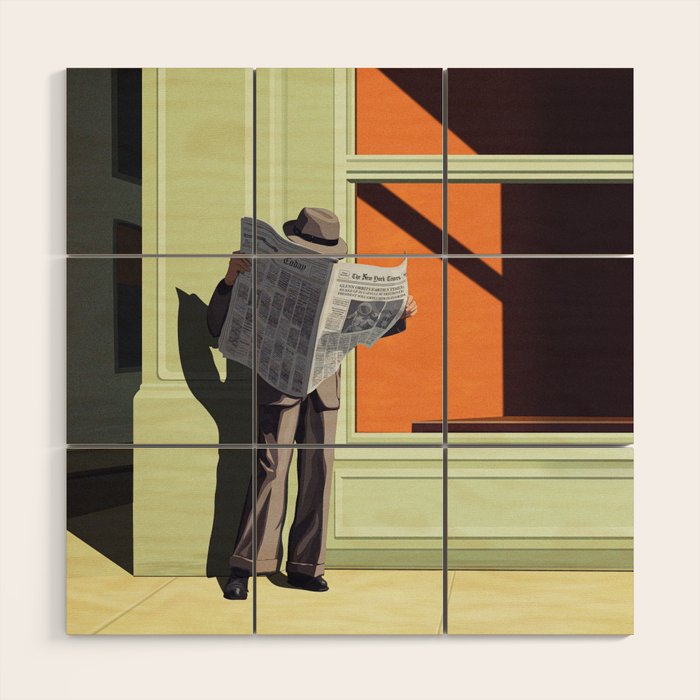 Anonymous Reader  Wood Wall Art Gallery Image 1