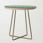 Ombre Arch XIV Green Gradient Modern Geometric Lines Side Table Gallery Image 1
