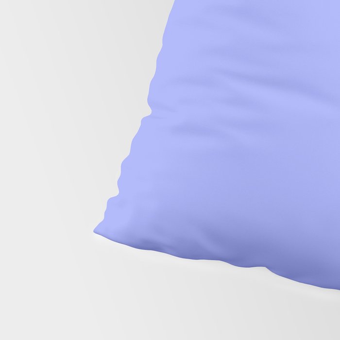 Pastel Periwinkle Solid Color Pillow Sham Gallery Image 4