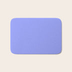 Pastel Periwinkle Solid Color Bath Mat Gallery Image 1