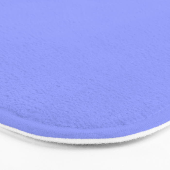 Pastel Periwinkle Solid Color Bath Mat Gallery Image 3