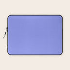 Pastel Periwinkle Solid Color Laptop Sleeve Gallery Image 1