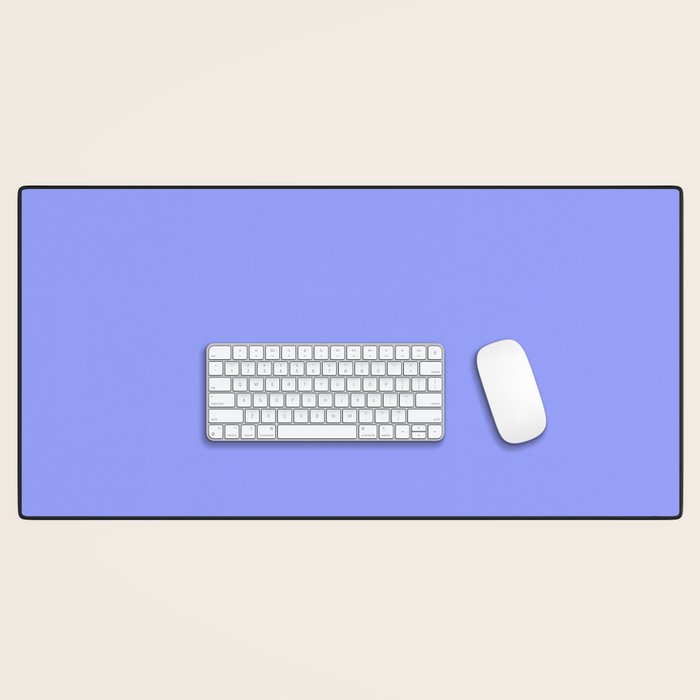 Pastel Periwinkle Solid Color Desk Mat Gallery Image 1