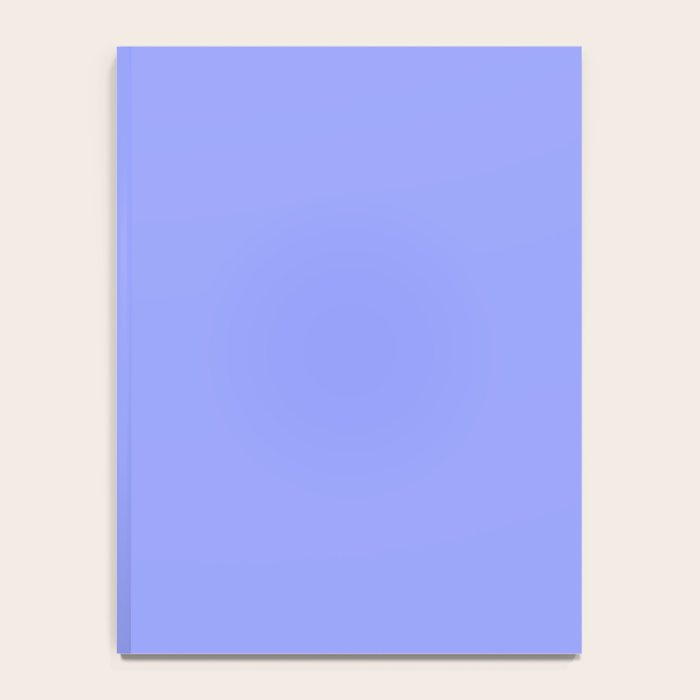 Pastel Periwinkle Solid Color Notebook Gallery Image 4
