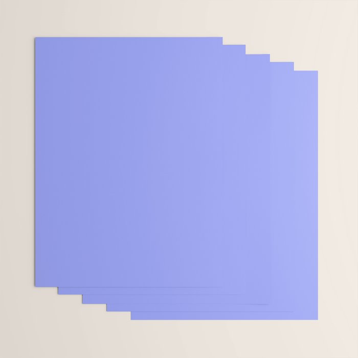 Pastel Periwinkle Solid Color Wrapping Paper Gallery Image 3