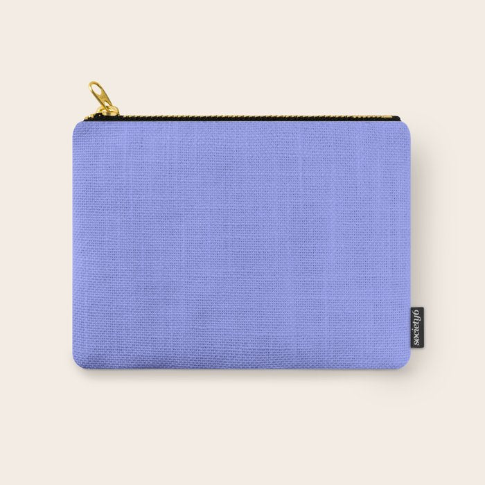 Pastel Periwinkle Solid Color Carry All Pouch Gallery Image 1