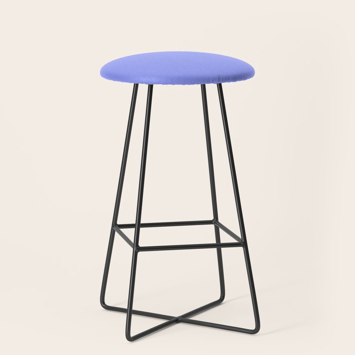 Pastel Periwinkle Solid Color Stool Gallery Image 1