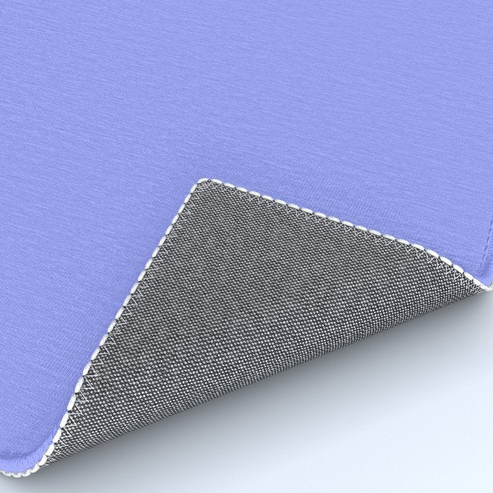 Pastel Periwinkle Solid Color Rug Gallery Image 4