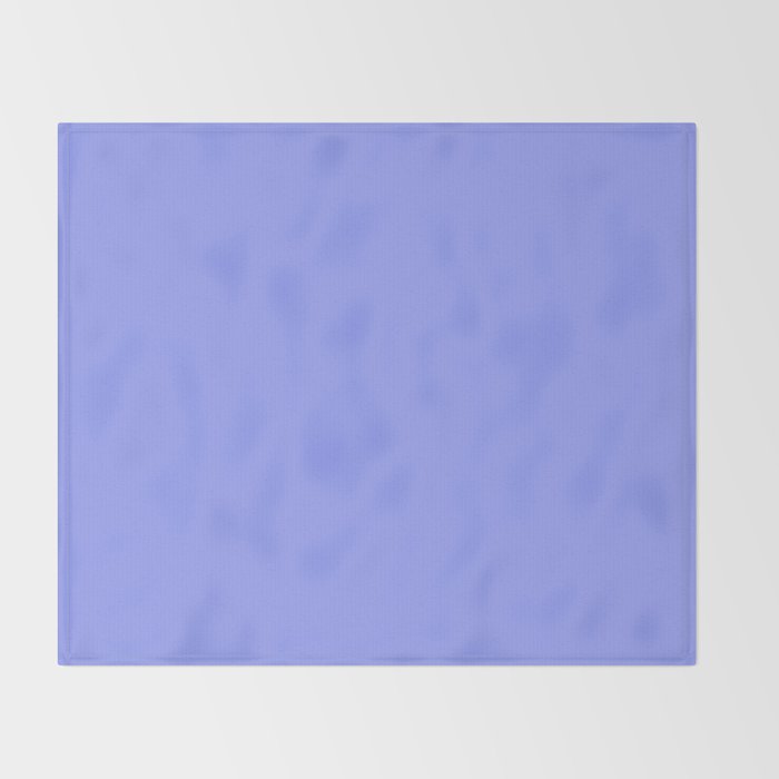 Pastel Periwinkle Solid Color Throw Blanket Gallery Image 2