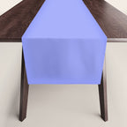 Pastel Periwinkle Solid Color Table Runner Gallery Image 1