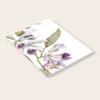 Cattleya Orchid White and Purple with Goldfish Muted Pallet Botanical Design Notebook Gallery Image 2