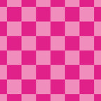 Double Pink Hot Magenta Checkered Pattern Coffee Mug Gallery Image 2