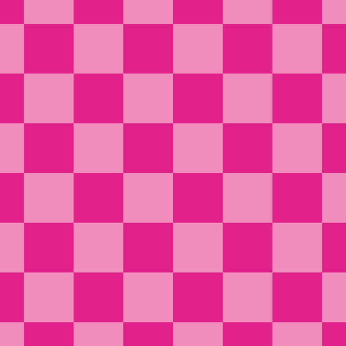 Double Pink Hot Magenta Checkered Pattern Coffee Mug Gallery Image 2