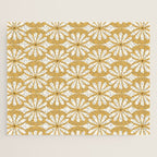 Solstice Boho Geometric Goldenrod Jigsaw Puzzle Gallery Image 1