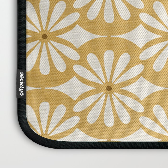 Solstice Boho Geometric Goldenrod Laptop Sleeve Gallery Image 3