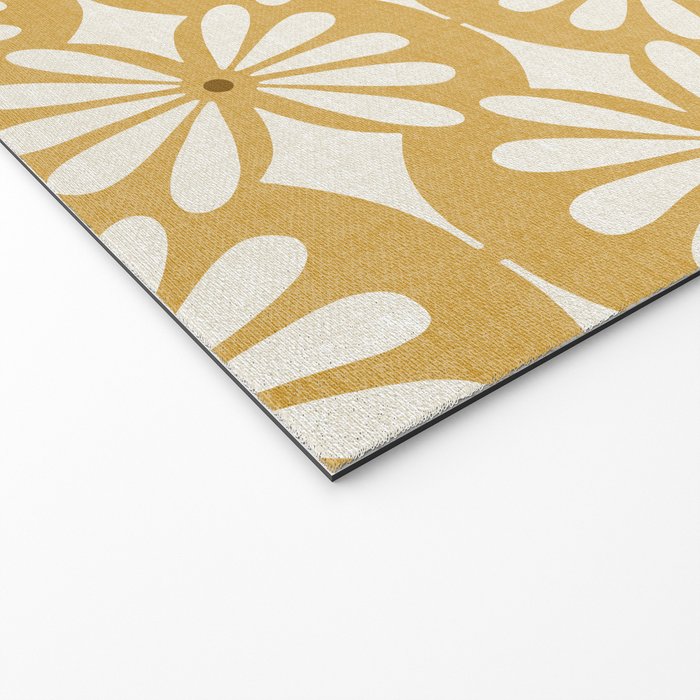 Solstice Boho Geometric Goldenrod Welcome Mat Gallery Image 2