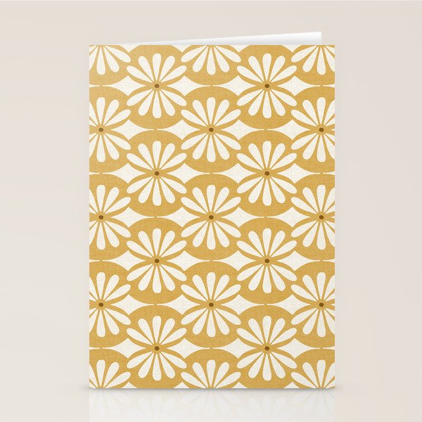 Solstice Boho Geometric Goldenrod Stationery Card Gallery Image 2