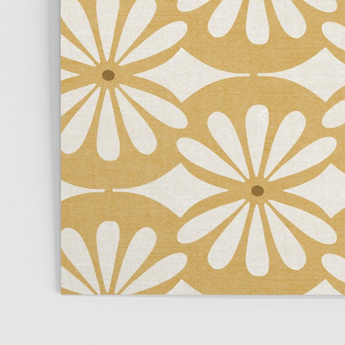 Solstice Boho Geometric Goldenrod Poster Gallery Image 3