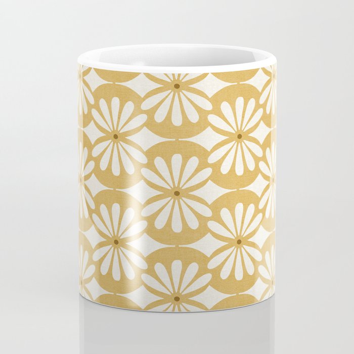 Solstice Boho Geometric Goldenrod Coffee Mug Gallery Image 4