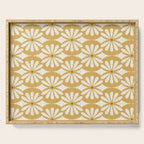 Solstice Boho Geometric Goldenrod Serving Tray Gallery Image 1