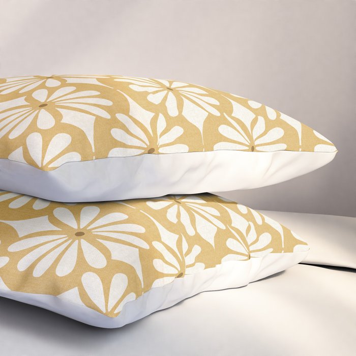 Solstice Boho Geometric Goldenrod Pillow Sham Gallery Image 3