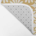 Solstice Boho Geometric Goldenrod Bath Mat Gallery Image 2