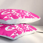 Hot Pink Otomi Bright Pattern Pillow Sham Gallery Image 3